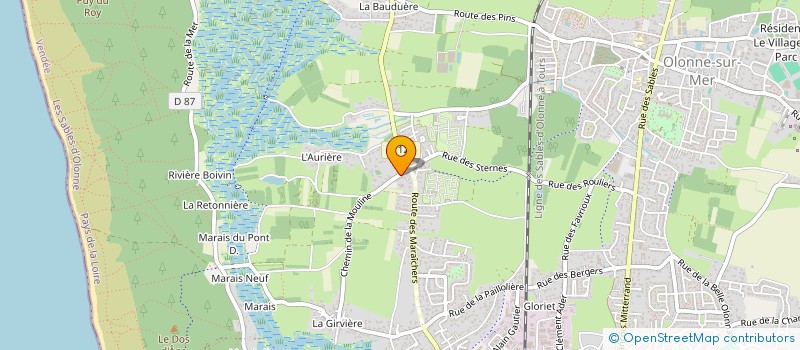 localisation de l'entreprise MONSIEUR LUDOVIC LEGE  SAINT-MATHURIN