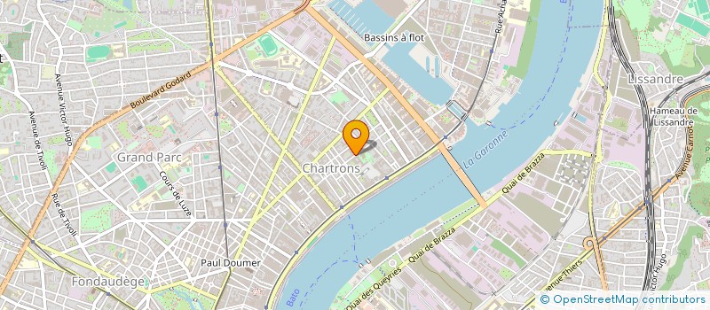 localisation de l'entreprise MONSIEUR LUDOVIC LEGOT  BORDEAUX