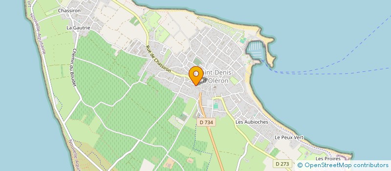 localisation de l'entreprise MONSIEUR LUDOVIC LEGROS à SAINT-DENIS-D'OLERON