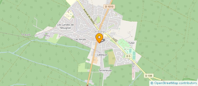 localisation de l'entreprise MONSIEUR LUDOVIC LEGROS à LE BARP