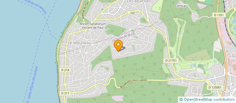 localisation de l'entreprise MONSIEUR LUDOVIC LEGROS  LA TESTE-DE-BUCH