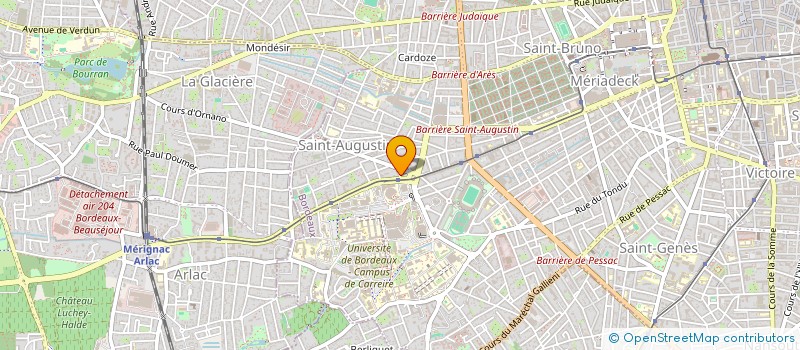 localisation de l'entreprise MONSIEUR LUDOVIC LEGROS  BORDEAUX