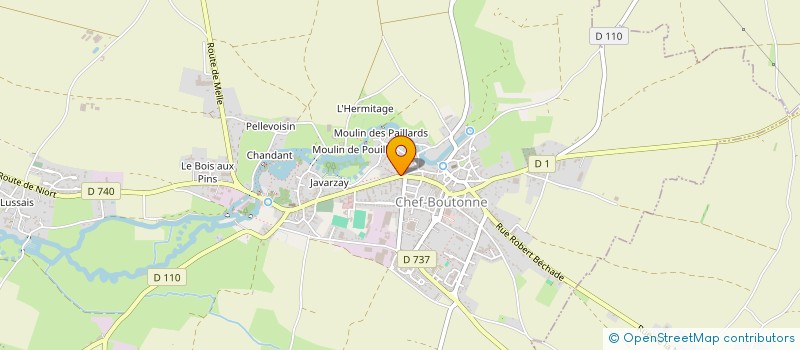 localisation de l'entreprise MONSIEUR LUDOVIC LEHIR  CHEF-BOUTONNE