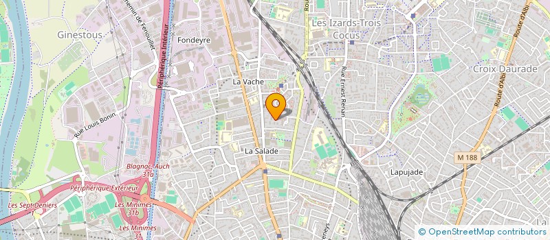 localisation de l'entreprise MONSIEUR LUDOVIC LEITAO  TOULOUSE