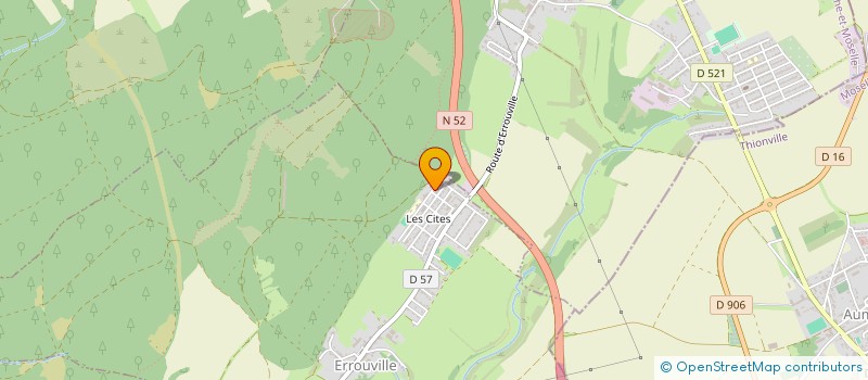 localisation de l'entreprise MONSIEUR LUDOVIC LELEUX  ERROUVILLE