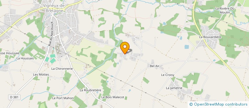 localisation de l'entreprise MONSIEUR LUDOVIC LELIEVRE à VIGNEUX-DE-BRETAGNE
