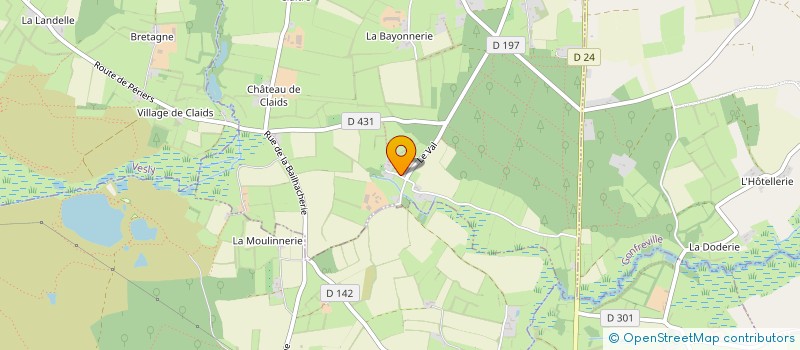 localisation de l'entreprise MONSIEUR LUDOVIC LELOUTRE  SAINT-PATRICE-DE-CLAIDS