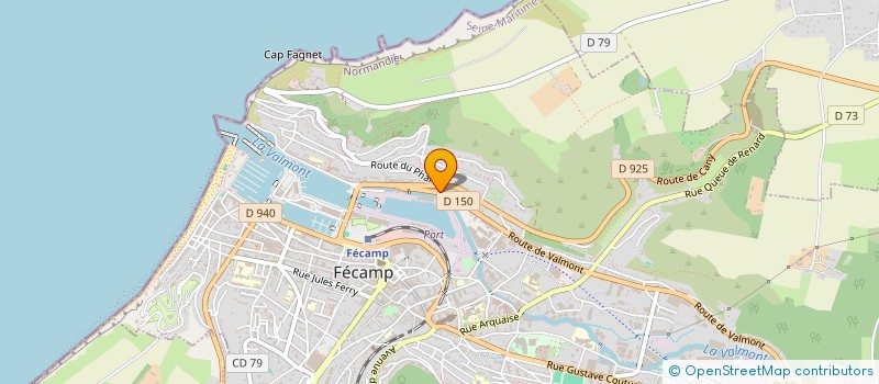 localisation de l'entreprise MONSIEUR LUDOVIC LEMAITRE à FECAMP