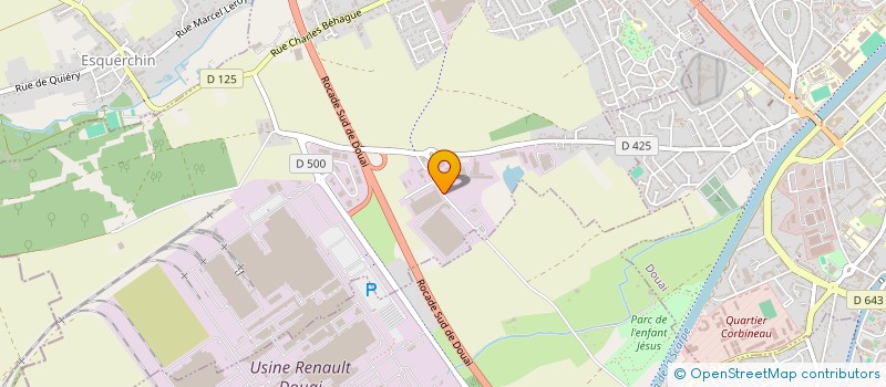 localisation de l'entreprise MONSIEUR LUDOVIC LEMAY  CUINCY