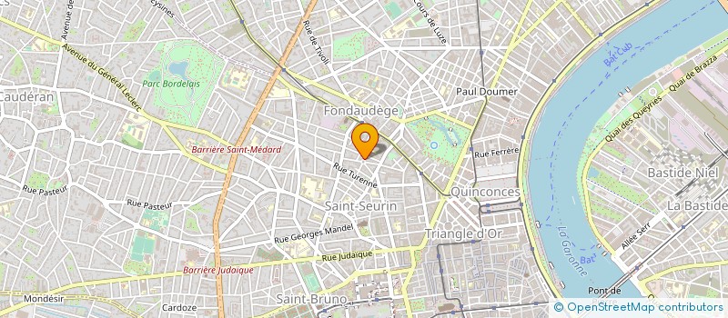 localisation de l'entreprise MONSIEUR LUDOVIC LEMERCIER  BORDEAUX