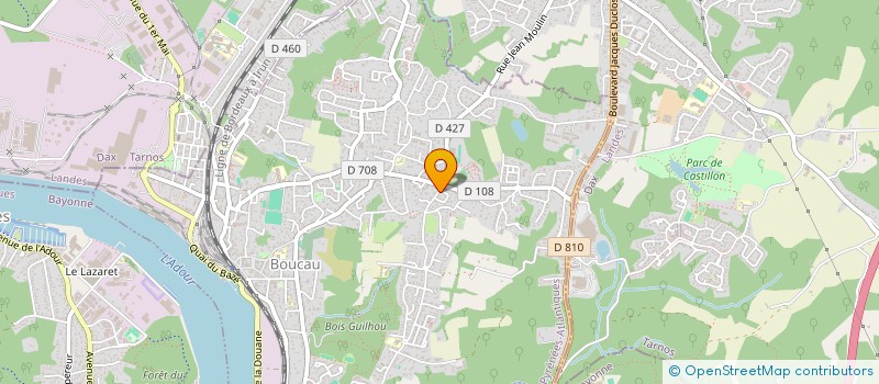 localisation de l'entreprise MONSIEUR LUDOVIC LEMESLE  BOUCAU