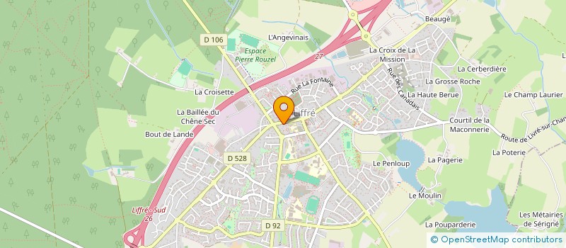 localisation de l'entreprise MONSIEUR LUDOVIC LEMIERE  LIFFRE