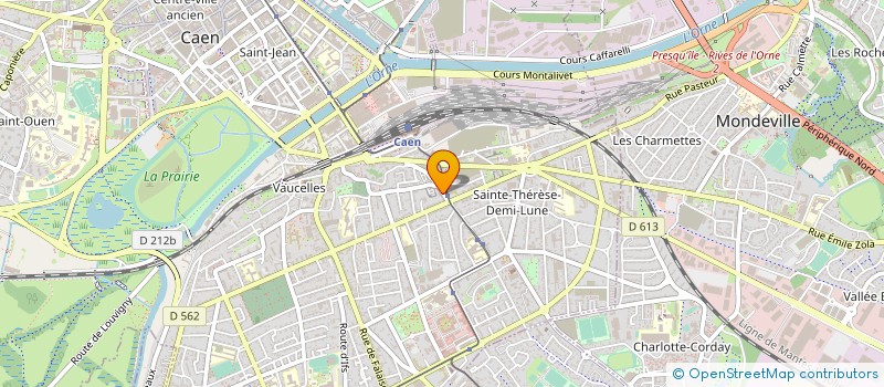 localisation de l'entreprise MONSIEUR LUDOVIC LEMONNIER à CAEN