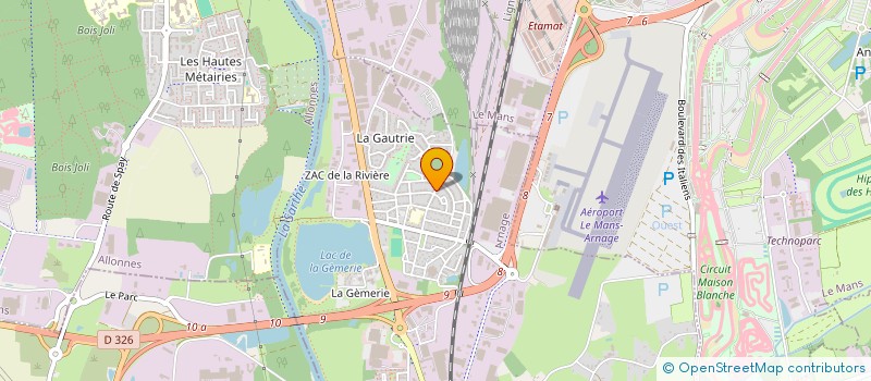 localisation de l'entreprise MONSIEUR LUDOVIC LEONDI à ARNAGE
