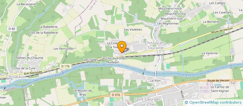 localisation de l'entreprise MONSIEUR LUDOVIC LEPELLETIER  CHISSAY-EN-TOURAINE