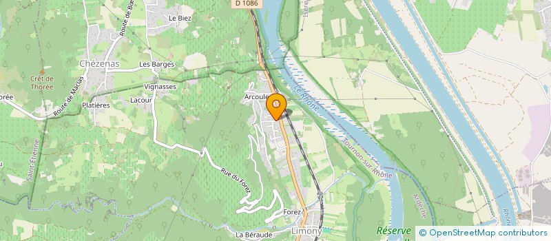 localisation de l'entreprise MONSIEUR LUDOVIC LEPINE  LIMONY