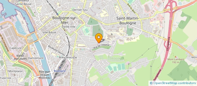 localisation de l'entreprise MONSIEUR LUDOVIC LEPRETRE à SAINT-MARTIN-BOULOGNE