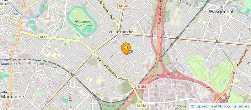 localisation de l'entreprise MONSIEUR LUDOVIC LEPRON à MARCQ-EN-BARŒUL