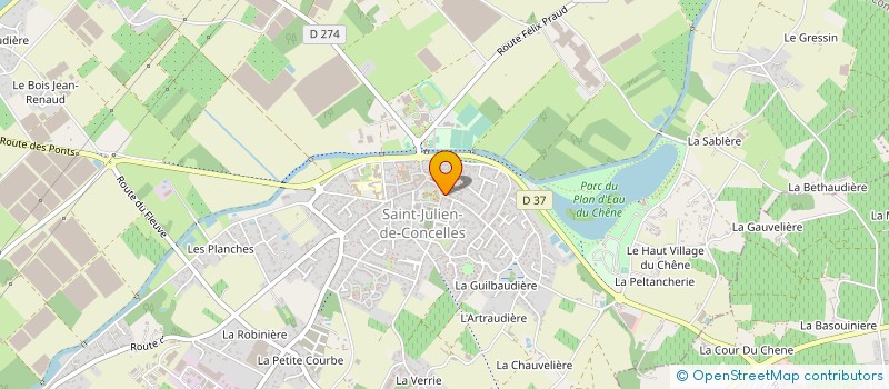 localisation de l'entreprise MONSIEUR LUDOVIC LEQUEUX  SAINT-JULIEN-DE-CONCELLES