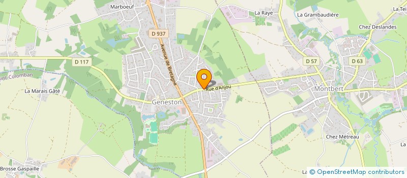 localisation de l'entreprise MONSIEUR LUDOVIC LERAY  GENESTON