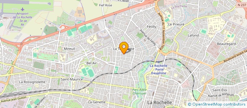 localisation de l'entreprise MONSIEUR LUDOVIC LERICHE  LA ROCHELLE