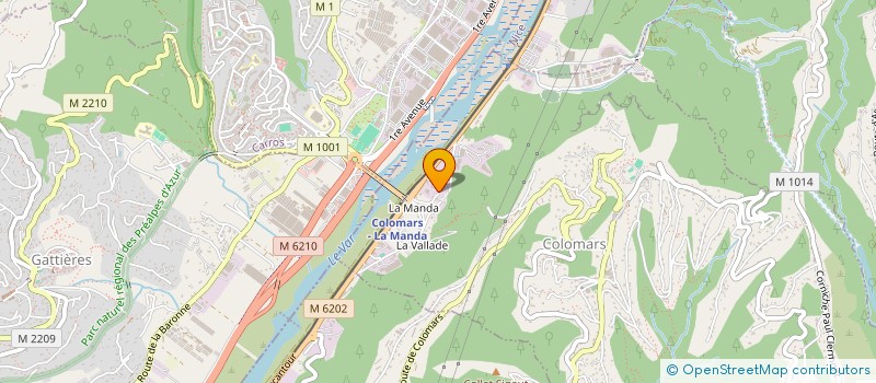 localisation de l'entreprise MONSIEUR LUDOVIC LESEL  COLOMARS