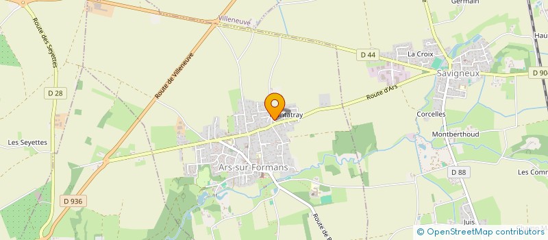 localisation de l'entreprise MONSIEUR LUDOVIC LESTRADE  ARS-SUR-FORMANS