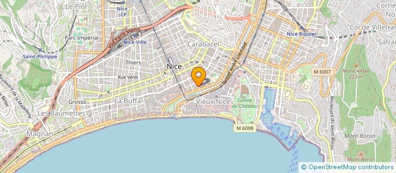 localisation de l'entreprise MONSIEUR LUDOVIC LETELLIER  NICE