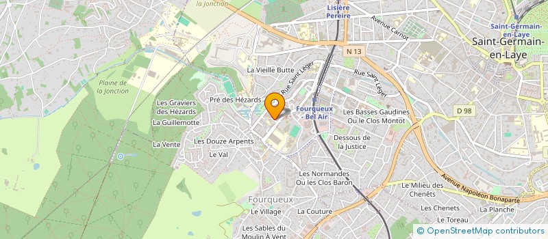 localisation de l'entreprise MONSIEUR LUDOVIC LETOQUART  SAINT-GERMAIN-EN-LAYE