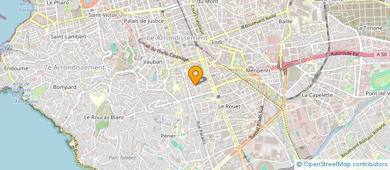 localisation de l'entreprise MONSIEUR LUDOVIC LHADDAD  MARSEILLE