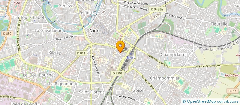 localisation de l'entreprise MONSIEUR LUDOVIC LIAIGRE à NIORT