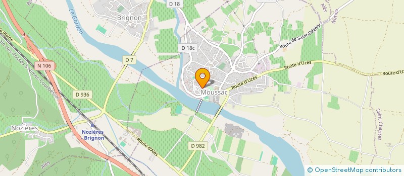 localisation de l'entreprise MONSIEUR LUDOVIC LICENZIATO  MOUSSAC