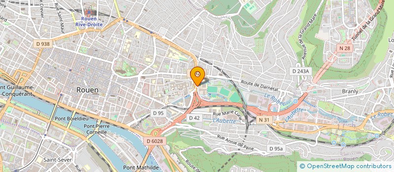 localisation de l'entreprise MONSIEUR LUDOVIC LIEVAIN à ROUEN