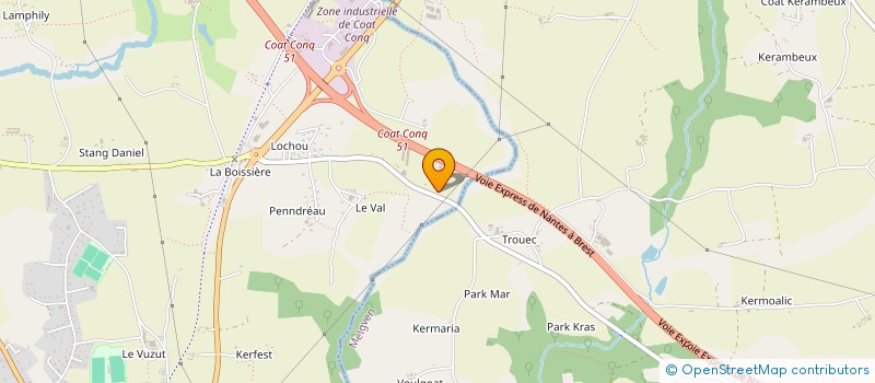 localisation de l'entreprise MONSIEUR LUDOVIC LIVA  CONCARNEAU