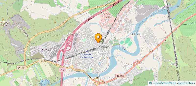 localisation de l'entreprise MONSIEUR LUDOVIC LOISEAU  LE BOULOU