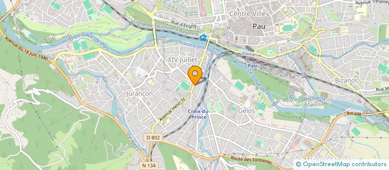 localisation de l'entreprise MONSIEUR LUDOVIC LONDAITZBEHERE à PAU
