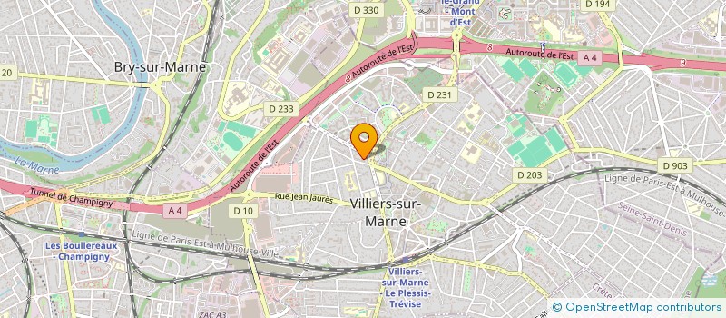 localisation de l'entreprise MONSIEUR LUDOVIC LOPERA  VILLIERS-SUR-MARNE