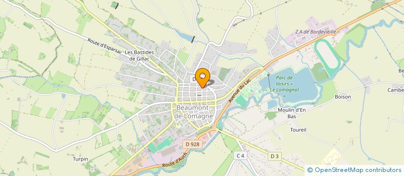 localisation de l'entreprise MONSIEUR LUDOVIC LOPES  BEAUMONT-DE-LOMAGNE