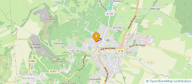 localisation de l'entreprise MONSIEUR LUDOVIC LOPEZ  BUXY