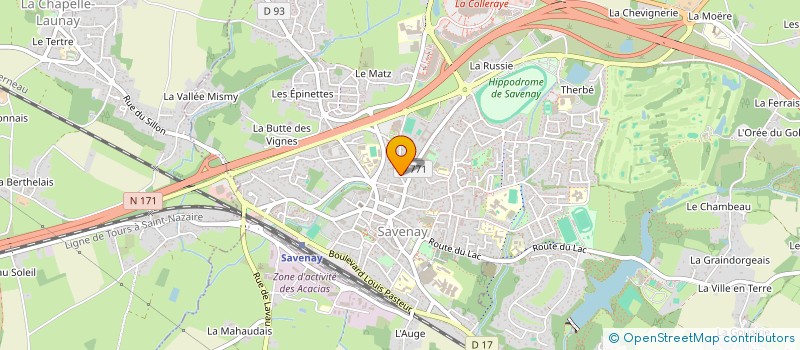 localisation de l'entreprise MONSIEUR LUDOVIC LORAY  SAVENAY