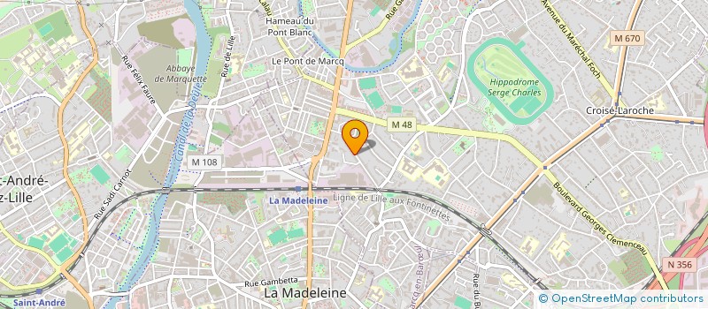 localisation de l'entreprise MONSIEUR LUDOVIC LORIDAN à MARCQ-EN-BARŒUL