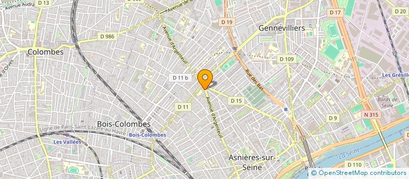 localisation de l'entreprise MONSIEUR LUDOVIC LORIOT  ASNIERES-SUR-SEINE