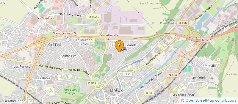 localisation de l'entreprise MONSIEUR LUDOVIC LOTH à DREUX