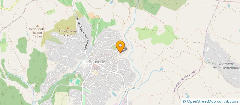 localisation de l'entreprise MONSIEUR LUDOVIC LOTITO  ROQUEBRUNE-SUR-ARGENS