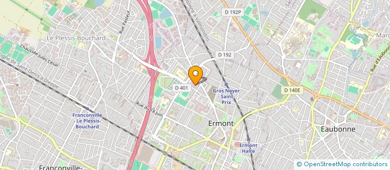 localisation de l'entreprise MONSIEUR LUDOVIC LOUIS à ERMONT