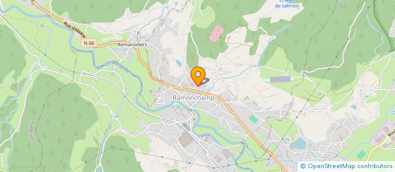 localisation de l'entreprise MONSIEUR LUDOVIC LOUIS  RAMONCHAMP