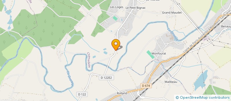 localisation de l'entreprise MONSIEUR LUDOVIC LOUISFERT  CHAMADELLE