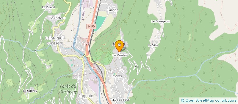 localisation de l'entreprise MONSIEUR LUDOVIC LOUREL  CEVINS