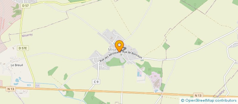 localisation de l'entreprise MONSIEUR LUDOVIC LOUTREL  MISEREY