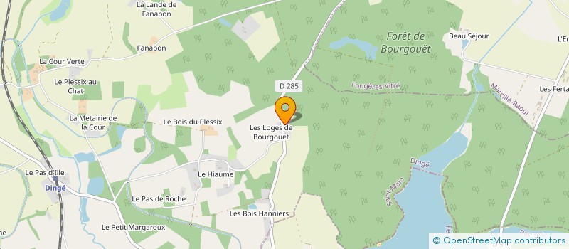 localisation de l'entreprise MONSIEUR LUDOVIC LUCAS  DINGE